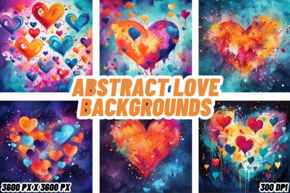 Abstract Love Backgrounds: A Visual Language for Digital Connection