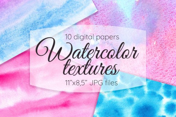 Blue Pink Watercolor Backgrounds: A Soft Touch for Modern Projects