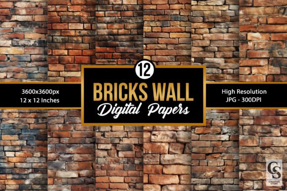Bricks Wall Seamless Pattern Backgrounds: A Textured Foundation for Modern Design