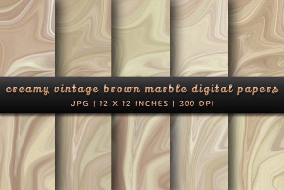 Creamy Vintage Brown Marble Backgrounds: A Design Essential