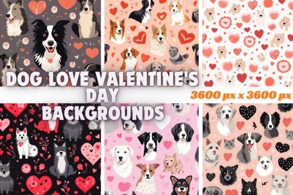 Dog Love Valentine's Day Backgrounds: A Visual Treat