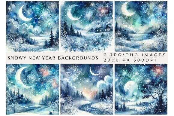 Elevate Your Holiday Projects with Stunning Snowy Scenes
