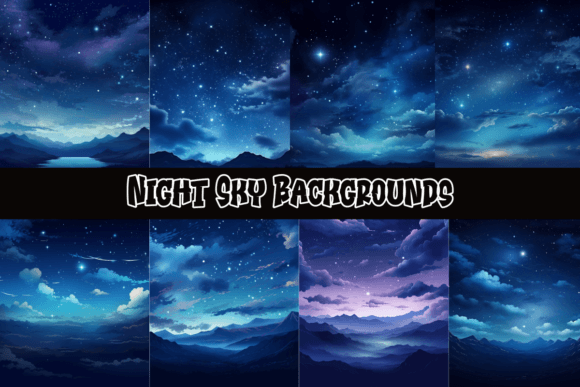Elevate Your Visuals with Night Sky Backgrounds