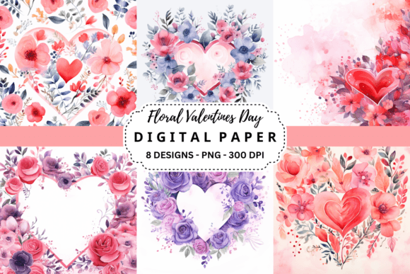 Floral Valentines Day Backgrounds: Elevate Your Designs