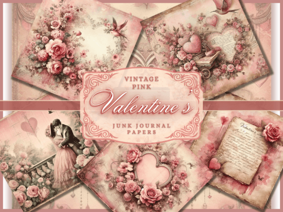 Love Backgrounds: Vintage Charm for Valentine's Day
