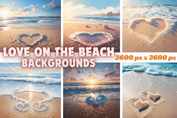 Love on the Beach Backgrounds: A Designer's Guide