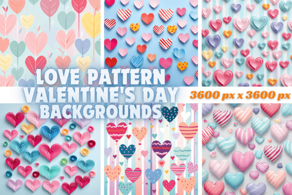 Love Pattern Valentine's Day Backgrounds: A Designer's Toolkit