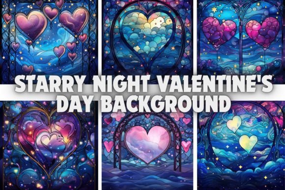 Starry Night Valentine's Day Backgrounds: A Celestial Canvas for Romance