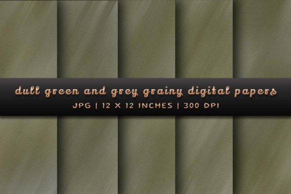 Subtle Texture for Modern Design: The Dull Green and Grey Grainy Look