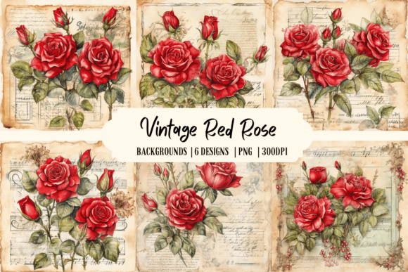 Timeless Elegance: The Enduring Appeal of Vintage Red Rose Backgrounds