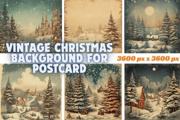 Vintage Christmas Postcard Backgrounds: A Designer's Guide